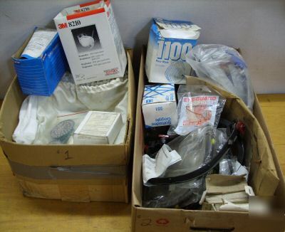 New large lot msa safety supply masks shields goggles++