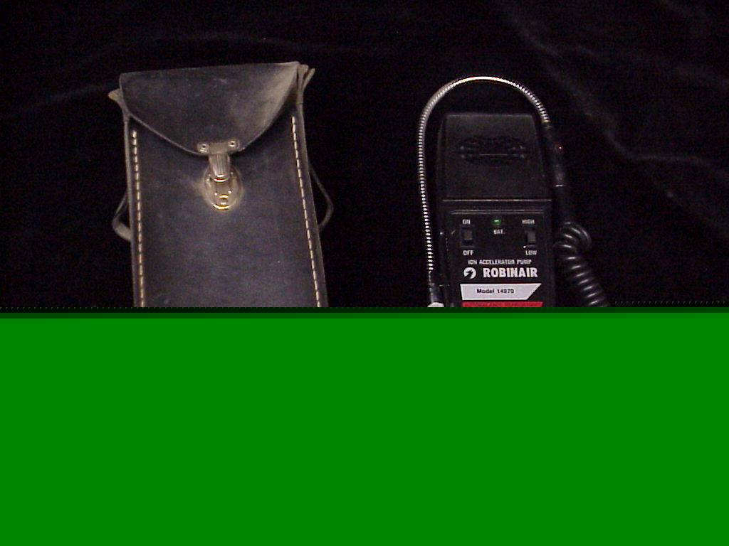 Robinair autobalance refrigerant leak detector