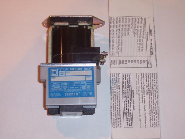 Square d utility electrical auxiliary relay squared 