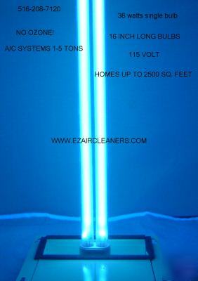 Uvc ultraviolet light uv lamp air cleaner 36WATT