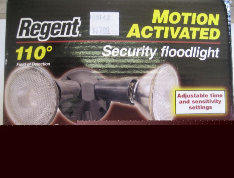 Regent motion activated security floodlight-reg MS35