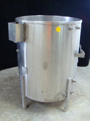 165 gallon 316 stainless steel mixer tank