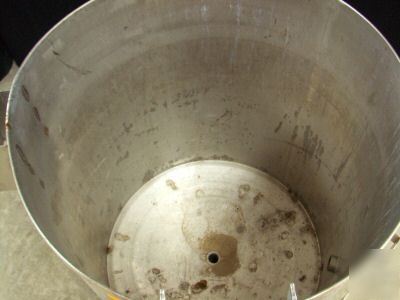 165 gallon 316 stainless steel mixer tank