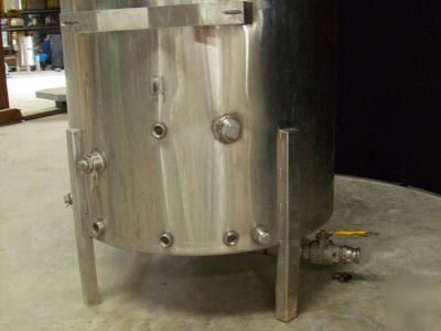 165 gallon 316 stainless steel mixer tank