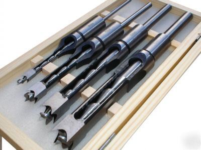 4 piece mortising chisel set( tenon joints woodworking