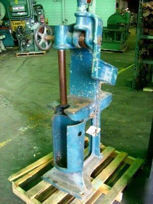 5 ton greenerd arbor press, md.3 1/2, ratchet (20778)