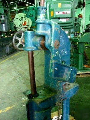 5 ton greenerd arbor press, md.3 1/2, ratchet (20778)