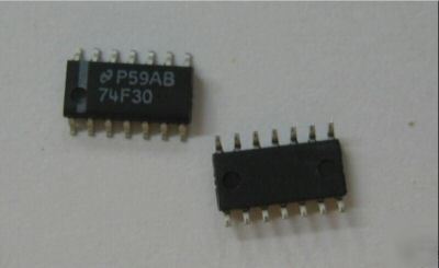 55PCS p/n 74F30SC ; adv schottky 8-input nand gate