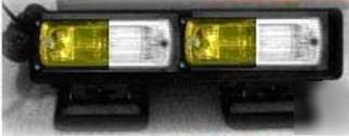 Dual dash/deck strobe police fire ems light lightbar 