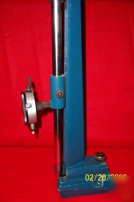 Franco inspection height gage 18â€ with starrett dial