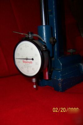 Franco inspection height gage 18â€ with starrett dial