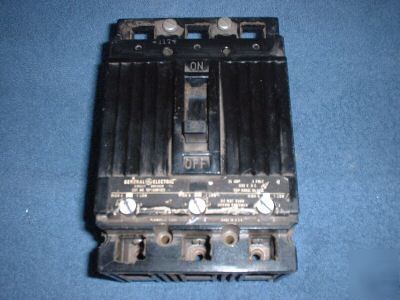 Ge circuit breaker tef-136M1025 3 p 25 amp 600 v