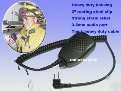 Heavy duty remote mic speaker for GP88 GP300 GP68 076M