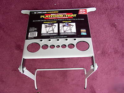 New ladder work platform paint tool shelf accessory