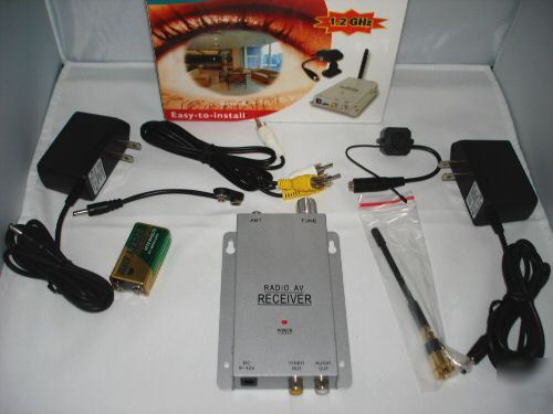 New wireless color camera spy security cctv system