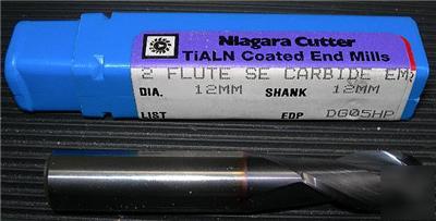 Niagra cutter 12MM solid carbide ball nose end mill 