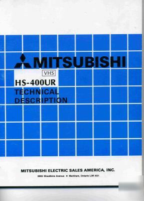 book mitsubishi video cassette recorder technical book