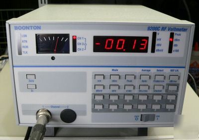 Boonton 9200C rf voltmeter excellent condition w/sensor