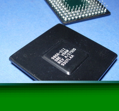 Cpu 9866-011 sbe pga black rare vintage