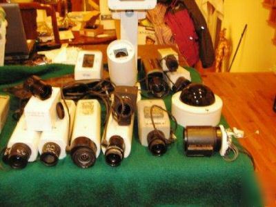 Lot of security camaras pelco, jvc, burle