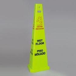 Tri-vu three-sided safety sign-imp 9140