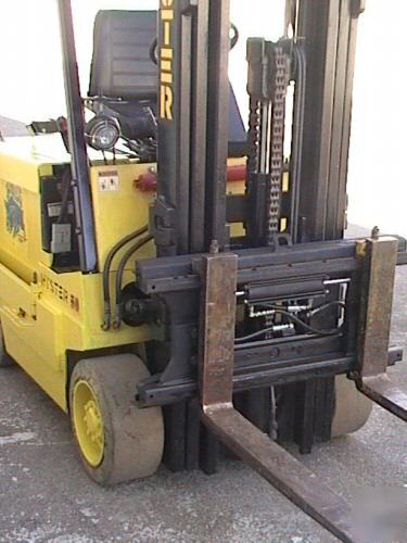  nice hyster 5000 lb electric forklift rebuilt battery