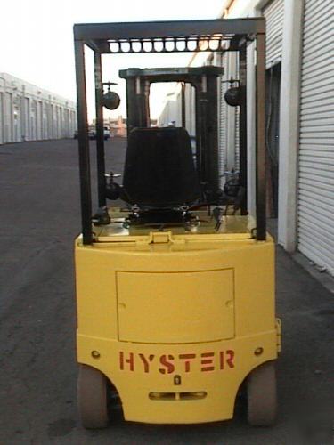  nice hyster 5000 lb electric forklift rebuilt battery