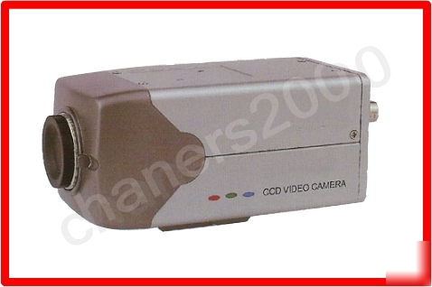 *pro cctv sony ccd 420TV 0.8LUX colour camera, len, bnc