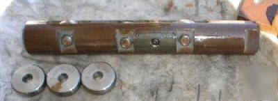 3-roll id weld bead rolling arbor w/rolls 2