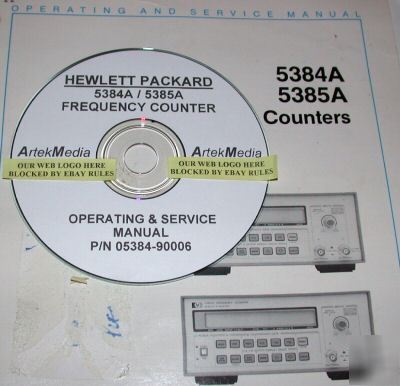 Hp 5384A & 5385A operating & service manual