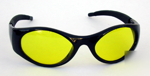 Sas stinger yellow lens uv safety work glasses