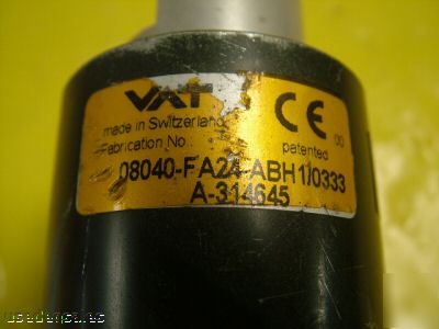 Vat vacuum pneumatic gate valve 08040-FA24