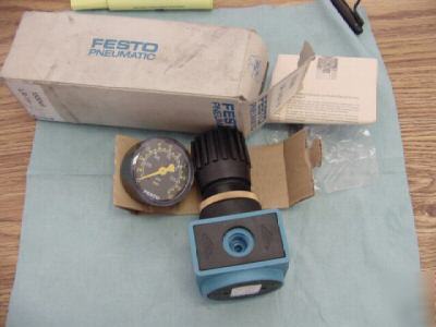 New festo model: lr-1/4-s-7-b pressure regulator, <