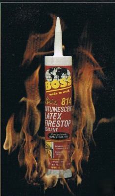 Boss 814 intumascent latex firestop sealant 10.1 fl. oz
