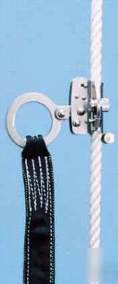 Miller rope grab w/ 4' manyard shock absorbing laynard
