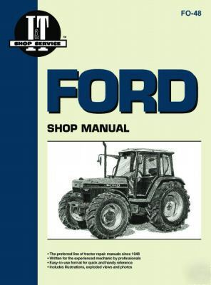 New ford holland i&t shop service repair manual fo-48
