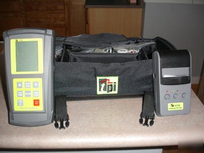 Tpi 712 combustion analyzer with ir printer