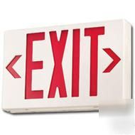  rudd lighting exit sign led 120/277 vac emergency 