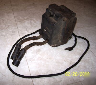 Antique electrical transformer, welding or plating? 