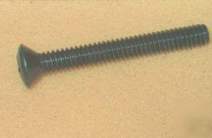 10 black machine screws 1/4-20 x 2