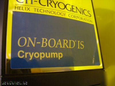 Cti cryogenics on-board is 250 cryopump