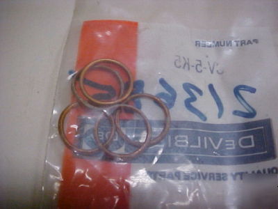 Devilbiss spray gun cv-5-K5 service part gasket kit