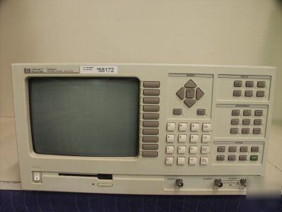 Hp 35660A dynamic signal analyzer. 488Âµhz to 102.4KHZ.