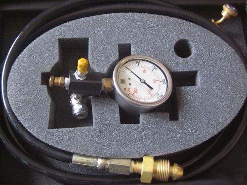 Parker nitrogen tank charging system kit hose gauge +