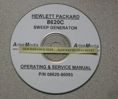 Hp 8620C sweep oscillator operating & service manual