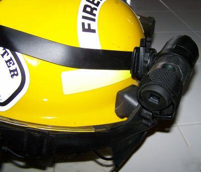 Firefighter helmet cam - fire helmet video cam