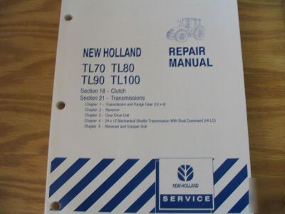 New holland TL70 to TL100 repair manual transmission +