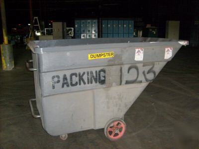 Rubbermaid dumpster cart 2 cubic yds