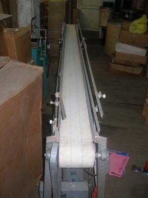 Pack - rite motorized belt conveyor
