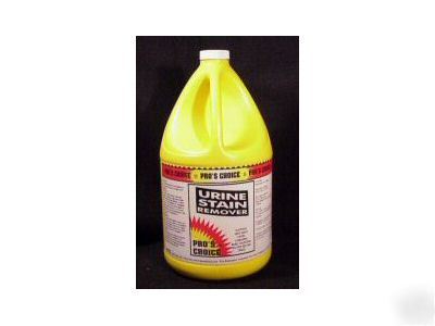 Pro's choice urine stain remover - 4 x 1 gallon case